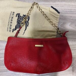 Burberry red purse